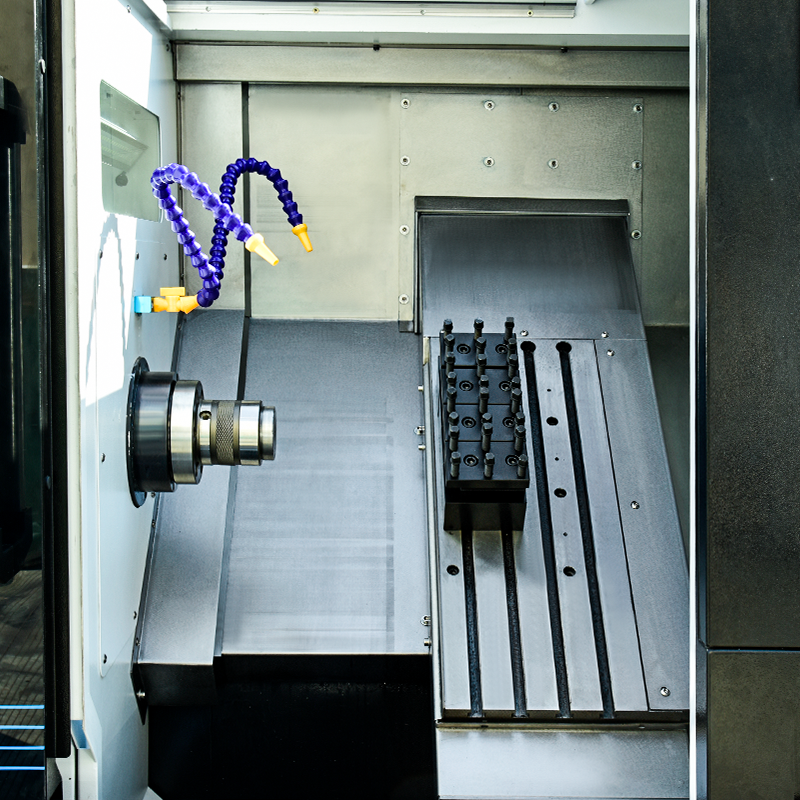 Livet på lutande bädds-cnc svarv