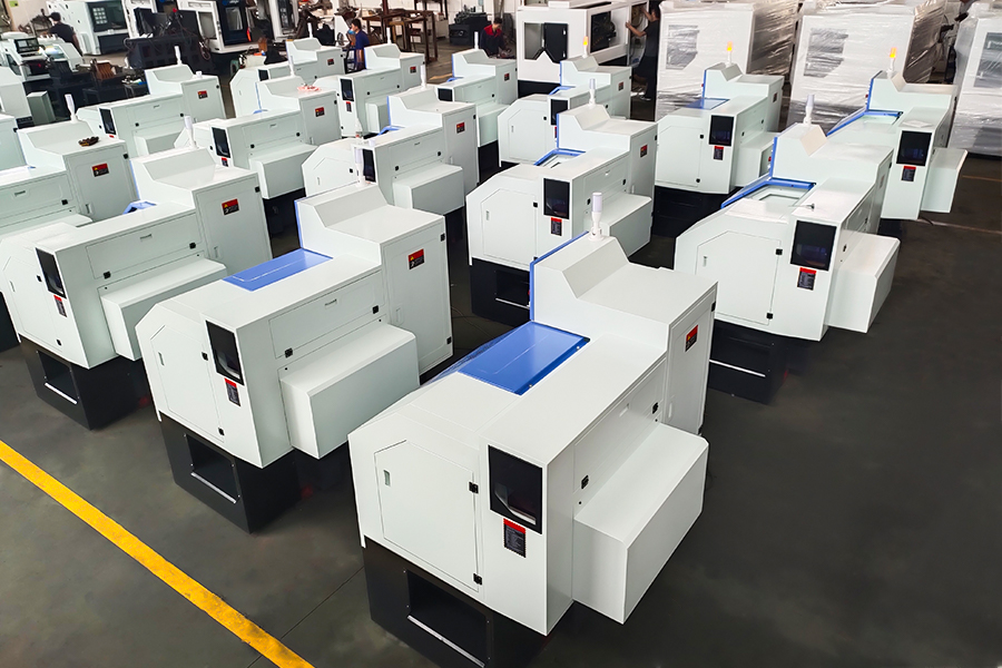 Utforska precision: den fulla automatiska lutande sängen som vänder CNC svarv